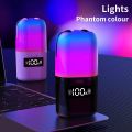 TF23 Pro 2 in 1 TWS Earphones Bluetooth Speaker Colorful RGB LED Light Earphone Noise Cancelling Headphones True Wireless Earbuds.
