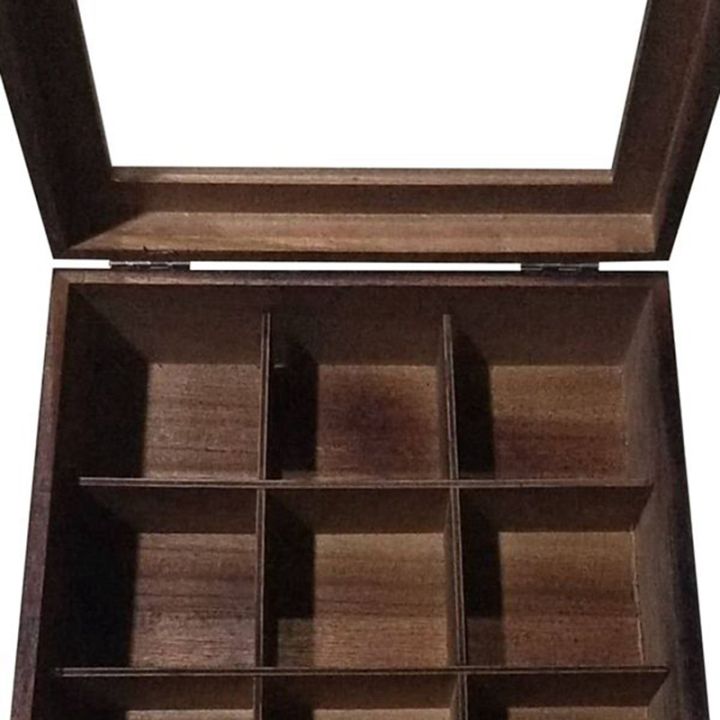 Wooden%209%20Grids%20Tea%20Box%20Tea%20Bags%20Container%20Storage%20Box%20Square%20Gift%20Box%20Case%20Transparent%20Top%20Lid%20Jewelry%20Storage%20Box-Red%20%20color%20-%20Image%206