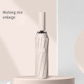 【selevn roind】Big 12 Ribs Strong Umbrella Enlarge 108cm Diameter Automatic UV Parasol Wind And Rain Resistance Bumbershoot.