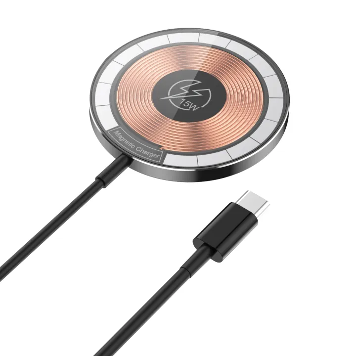 Pix%2015W%20Fast%20Wireless%20Charger%20Magnetic%20Magsafe%20Fast%20wireless%20charger%20for%20iPhone,%20Samsung,%20OnePlus,%20pixel%20and%20other%20QI%20Wireless%20charging%20smartphone%20-%20Image%203