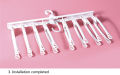 360 degree 8 In 1Multifunction Multi Layer Folding Clothes Hanger.
