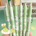 6Pcs Japanese Stationery Cute Pens School Korean Stationery Pen Kawaii Pen 0.5mm. 