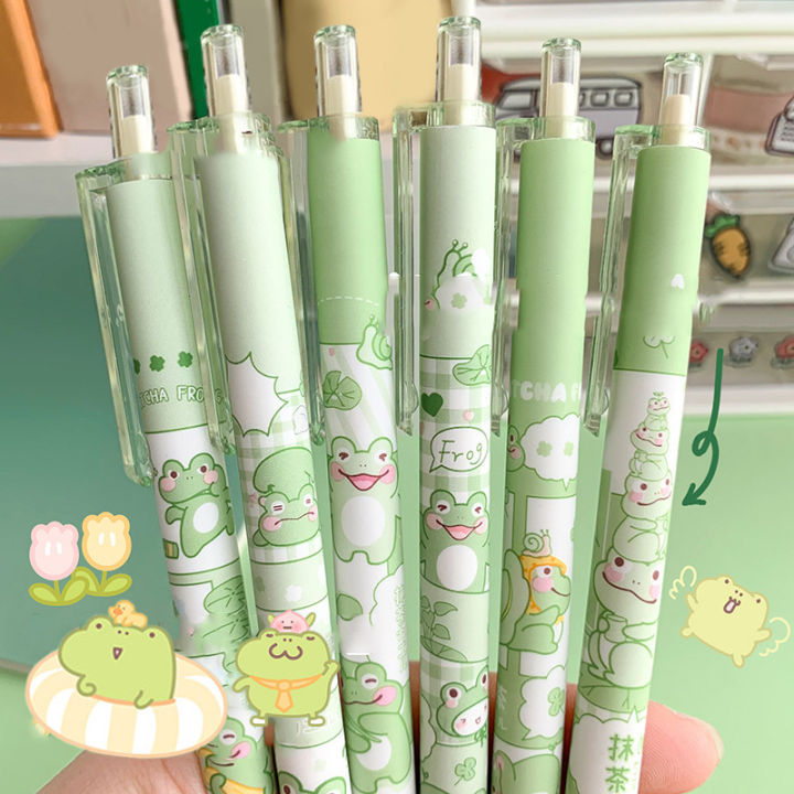 6Pcs%20Japanese%20Stationery%20Cute%20Pens%20School%20Korean%20Stationery%20Pen%20Kawaii%20Pen%200.5mm%20-%20Image%202