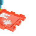 Shape Sorter Blocks Toy Geometric Shapes Plastic Interesting Shape Sorter Blocks Interactive for Indoors for Nursery School. 