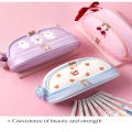 Kawaii Pencil Case Hard- Cute Large Capacity Pencil Box Portable Pencil Pouch for School Supplies Office Stationery Kids Gift Pretty Design Desk Accessory.
