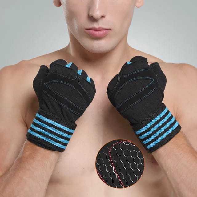 Jim%20Fitness%20Wet%20Lifting%20Body%20Building%20Sports%20Exercise%20Sports%20Sport%20Workout%20Gloves,%20including%20Bilt-in%20Wrap%20Wrap%20for%20Male%20and%20Women%20-%20Image%202