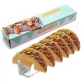 Taco Holder Creative Stainless Steel Mexican Pancake Rack 6-grid Tortillas With Wavy Pancake Rack Material: food stainless steel 430. 