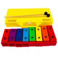 Individual 8 Notes Chromatic Xylophone Glockenspiel Resonator Bells with Yellow Case.