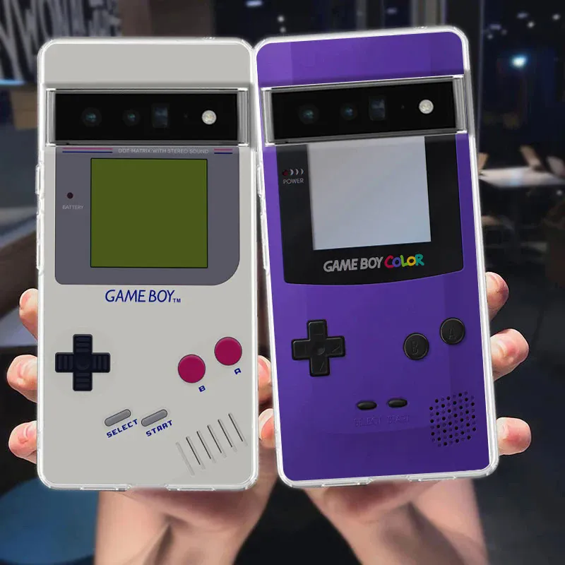 Gameboy Boy Game Phone Case For Google Pixel Pro Soft TPU