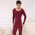 Men's37Constant Temperature Ultra-Thin Thermal Underwear Self-Heating Slim-Fit Bottoming Autumn Clothing Long Johns Seamless Slim Suit Winter. 