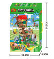 Compatible with LEGO Minecraft bricks, cave huts, ender dragon houses, children's men's building toys.