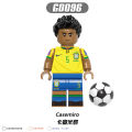 Soccer Player Minifigures Messi Ronaldo Football World Cup Star Players Action Figures, Building Blocks Toy For Legoes.