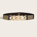 Waist Belt Easy to Match Exquisite Faux Leather Women Belt.