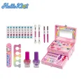 HelloKimi Kids Makeup Kit for Girl Children's Makeup Set Girl Real Makeup Washable Cosmetics Kit Little Girls Make Up Toy Non Toxic Cosmetics Play Set Beauty Toy with Cosmetic Case. 