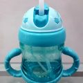 Baby Water Pot/Mum Pot/Bottle Training Cup With Straw and Drinking Pipe.