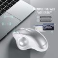 Jelly Comb 2.  Trackball Mouse Bluetooth Rechargeable 2400dpi Gaming Mouse Vertical Professional Drawing Laser Mice. 