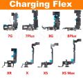 1pcs Charging Flex Cable for iPhone 6 6S 7 8 Plus 11 Pro X XS Max XR Micro Charger USB Port Dock Connector Replacement Parts. 