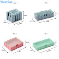 1pc SMD SMT IC Component Container Storage Boxes Diy Electronic Practical Jewelry Patch Box Case Green Blue Pink White Yellow.
