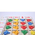 Children Wooden Thinking Training Games Montessori Educational Color Shape Direction Cognition Toy For 2 3 4 Years Old Kids Toys. 