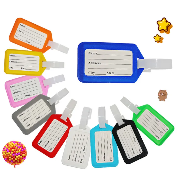 Cute%20Luggage%20Tag%20Plastic%20Baggage%20Tags%20Women%20Men%20Boarding%20Shipping%20Suitcase%20ID%20-%20Image%202