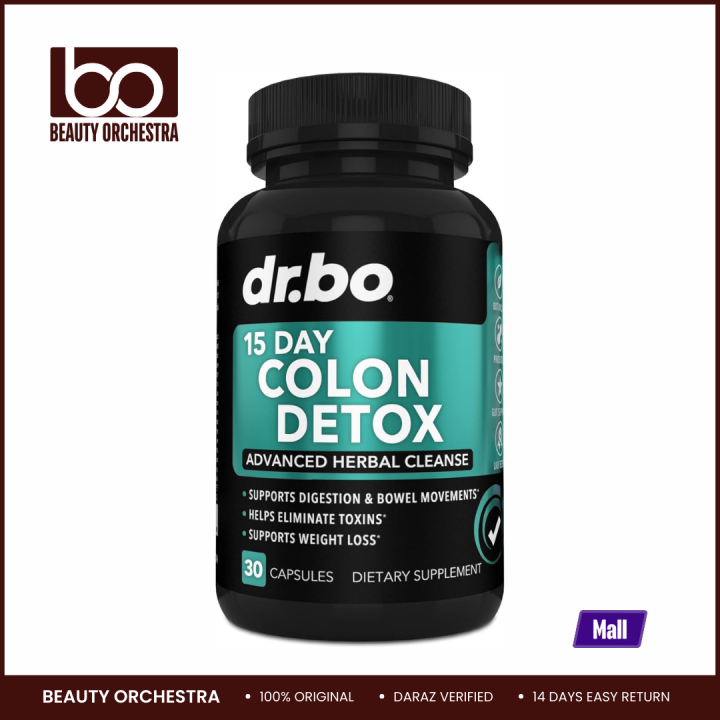 Dr Bo 15 Day Colon Detox - 30 Capsules