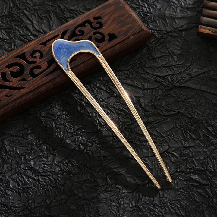 Fashion%20Vintage%20U-Shaped%20Hairpin%20Simple%20Geometric%20Metal%20Hair%20Sticks%20for%20Women%20Girls%20High%20Ponytail%20Bun%20Pin%20Hair%20Accessories%20Gifts%20-%20Image%202