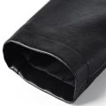 New Luxury Trench Leather Coat Mens Single breasted Business Casual Leather Jacket Male Black Long PU Coat Big Size 4XL.