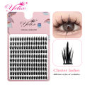 Yelix 160 clusters anime lashes Cosplay lash clusters wispy japanese makeup spikes eyelashes strands eyelash.