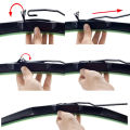 Universal Three Section Car Wiper Blades Double Layer Soft Rubber Automotive Replacement Windshield Wipers Hybrid Windshie Ld Wipers Easy To Install 14"-26". 
