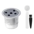 Coffee Machine Cycle Filling Use Stainless Steel Filter Cup K Cup For Keurig K-Supreme Plus (5 Holes). 