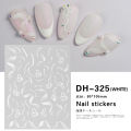 ins high-end Internet celebrity silk smoke ribbon nail art stickers gentle ballet nail back glue pure desire style Xiaohongshu.