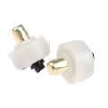 2Pcs 17mm LED Flashlight Push Button Switch ON/ OFF Electric Torch Tail Switch Natuo.