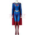 Superhero Cosplay Blue Bodysuit SuperWomen Zentai Costumes Womloak SuperGirl Cos Jumpsuit Rompers Aldult Outfits Role Play.
