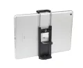 Smartphone & Tablet Holder | Mobile Mount Holder & All Types of Tripods (Width for Smart-Phone 58-90mm | Width for Ipad 110-165mm, Black).