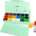 HIMI MIYA Gouache Paint Set – 18 Colors, 30 ml Each, Non-Toxic Paint for Canvas & Paper, Art Supplies for Professionals and Students.