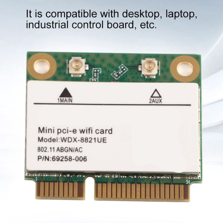 Dual%20Band%202.4G/5Ghz%20Network%20Card%20433Mbps%20WIFI%20Mini%20PCI%E2%80%91E%20Wireless%20Card%20-%20Image%204