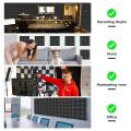 24 Pcs Acoustic Foam Panel,Sound Insulation Foam Panel,Noise Reduction Mat,for Music Studio Bedroom Home,Etc,5X30X30cm. 
