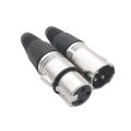 5 Pairs 3 Pin XLR Female Male Microphone Audio Cable Wire Connector Plug Cable Terminal for Mic Solder Connector.