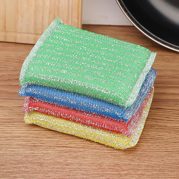 4pcs%20Dish%20Sponge%20Scrub%20Pads%20Non%20Scratch%20Scrubbers%20Colourful%20Block%20Cleaning%20Sponges%20Reusable%20Scouring%20Pads%20Kitchen%20Dish%20Scrub%20Sponge%20-%20Image%205