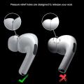 Soft Silicone Ear Tips for Airpods Pro 1st 2nd Gen Protective Earbuds Cover Noise Reduction Hole Ear-pads For Apple Air Pods Pro. 