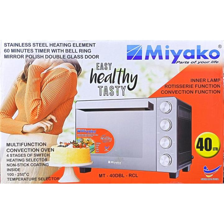 Miyako 40 Liter Convection Electric Oven MT-40DBL