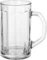 Nasir Glass Drinking Mug 400ml (5 inch long, 3 inch Round) - Coffee Mug. 