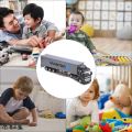 【Toy life hall】Children Car Toy 1: 48 Alloy Container Toy Model Truck. 