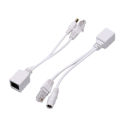 【Sunflower EGR】2pcs POE Cable Power Ethernet Adapter Cable POE Splitter RJ45 Injector Power Supply Module 12-48v For IP Camera. 