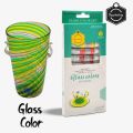 KeepSmiling Glass Color Set of 12pcs 12ml.