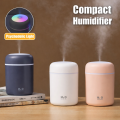 Humidifier Smiler GlowMist 300ml | Dual Spray Silent Ultrasonic Air Diffuser with Colorful LED Light. 