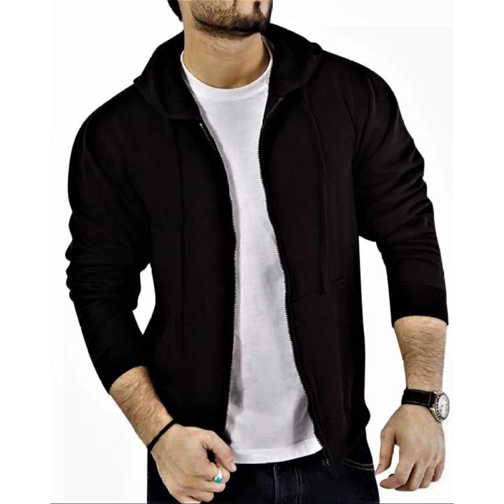 পুরুষদের জন্য কালো রঙের ফিলিস হুডি/জ্যাকেট