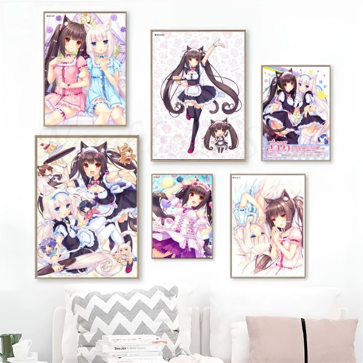 1pc%20Nekopara%20GalGame%20Anime%20Poster%20Stickers%20Home%20Decor%20Aesthetic%20Art%20Mural%20Room%20Decor%20Digital%20Painting%20Living%20Room%20Bar%20-%20Image%203