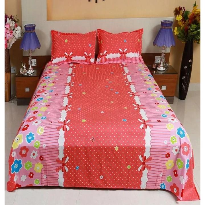 Cotton Bed Sheet-Multicolor - Bed Sheet