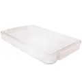 2Pcs File Storage Box Desktop Examination A4 Paper Document Storage Box Transparent Data Finishing File Box. 